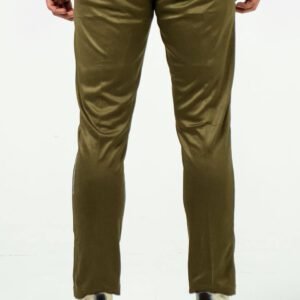 OLIVE GREEN INTERLOCK DRY-FIT/ TROUSER WITH REFLECTOR LOGO, best track suit for boys, men & ladies in pakistan for gym wear